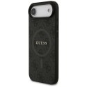 Etui Guess 4G Ring Classic Logo MagSafe do iPhone 17 Air - czarne Guess