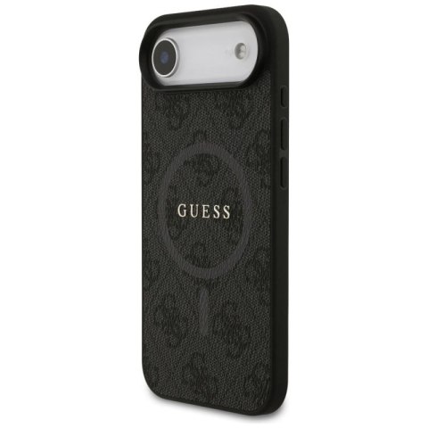 Etui Guess 4G Ring Classic Logo MagSafe do iPhone 17 Air - czarne Guess
