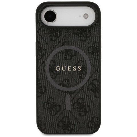 Etui Guess 4G Ring Classic Logo MagSafe do iPhone 17 Air - czarne Guess