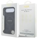 Etui Guess 4G Ring Classic Logo MagSafe do iPhone 17 Air - czarne Guess
