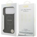 Etui Guess 4G Ring Classic Logo MagSafe do iPhone 17 Pro Max - czarne Guess
