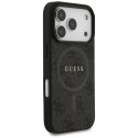 Etui Guess 4G Ring Classic Logo MagSafe do iPhone 17 Pro - czarne Guess