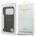Etui Guess 4G Ring Classic Logo MagSafe do iPhone 17 Pro - czarne Guess