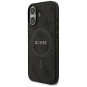 Etui Guess 4G Ring Classic Logo MagSafe do iPhone 17 - czarne Guess