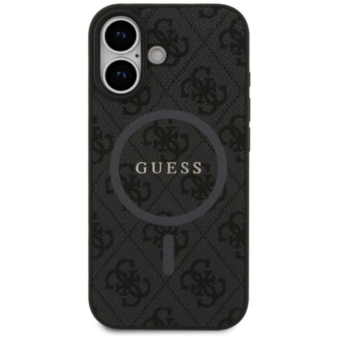 Etui Guess 4G Ring Classic Logo MagSafe do iPhone 17 - czarne Guess