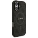 Etui Guess 4G Ring Classic Logo MagSafe do iPhone 17 - czarne Guess