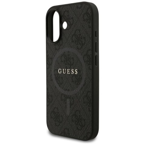 Etui Guess 4G Ring Classic Logo MagSafe do iPhone 17 - czarne Guess