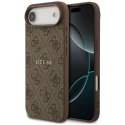 Etui Guess 4G Ring Classic Logo MagSafe na iPhone 17 Air - brązowe Guess