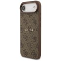 Etui Guess 4G Ring Classic Logo MagSafe na iPhone 17 Air - brązowe Guess