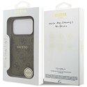 Etui Guess 4G Ring Classic Logo MagSafe na iPhone 17 Pro - brązowe Guess