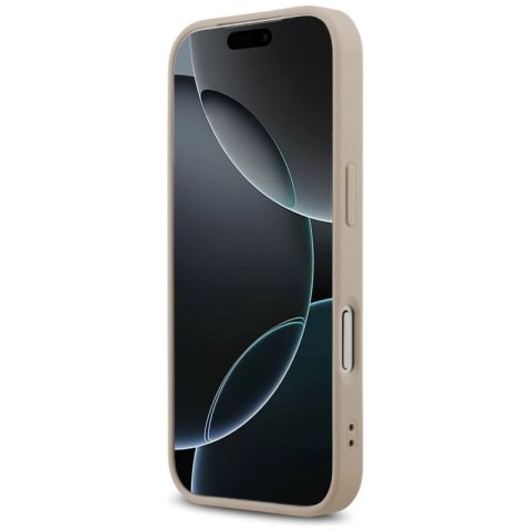Etui Guess 4G Ring Classic Logo MagSafe na iPhone 17 Pro - różowe Guess