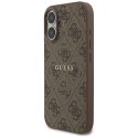 Etui Guess 4G Ring Classic Logo MagSafe na iPhone 17 - brązowe Guess
