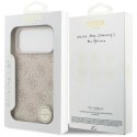 Etui Guess 4G Ring Classic Logo MagSafena iPhone 17 Pro Max - różowe Guess