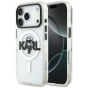 Etui Karl Lagerfeld IML Karl Sketch Logo MagSafe do iPhone 17 Pro - przezroczyste Karl Lagerfeld