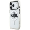 Etui Karl Lagerfeld IML Karl Sketch Logo MagSafe do iPhone 17 Pro - przezroczyste Karl Lagerfeld