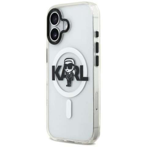 Etui Karl Lagerfeld IML Karl Sketch Logo MagSafe do iPhone 17 - przezroczyste Karl Lagerfeld