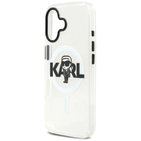 Etui Karl Lagerfeld IML Karl Sketch Logo MagSafe do iPhone 17 - przezroczyste Karl Lagerfeld