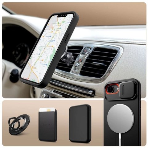Etui Tech-Protect Kevlar Aura MagSafe na iPhone 16e / 17e - czarne Tech-Protect