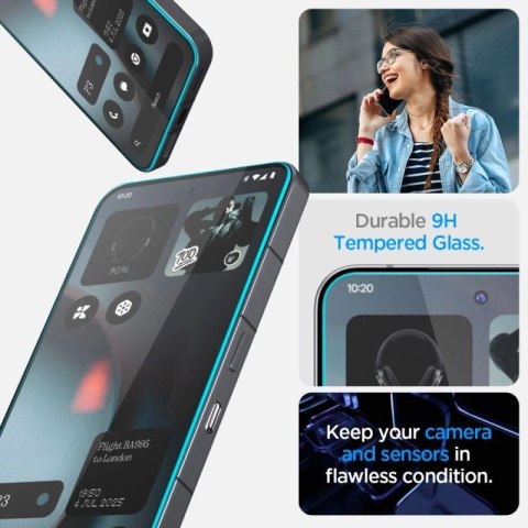 Szkło hartowane Spigen Glas.TR EZ Fit 2-pack na Nothing Phone 3 - przezroczyste Spigen