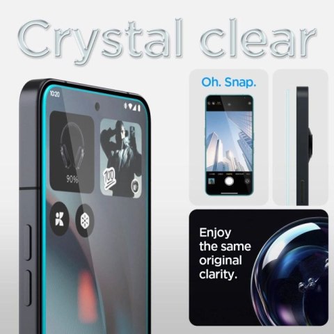 Szkło hartowane Spigen Glas.TR EZ Fit 2-pack na Nothing Phone 3 - przezroczyste Spigen