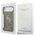 Etui Guess 4G Big 4G Classic Logo na iPhone 17 Air - brązowo-srebrne Guess
