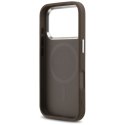 Etui Guess 4G Classic Logo MagSafe na iPhone 17 Pro Max - brązowe Guess