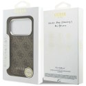Etui Guess 4G Classic Logo MagSafe na iPhone 17 Pro Max - brązowe Guess