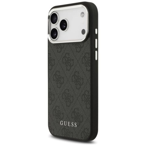 Etui Guess 4G Classic Logo MagSafe na iPhone 17 Pro Max - czarne Guess