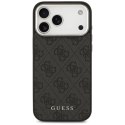Etui Guess 4G Classic Logo MagSafe na iPhone 17 Pro Max - czarne Guess