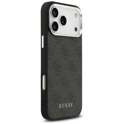 Etui Guess 4G Classic Logo MagSafe na iPhone 17 Pro Max - czarne Guess
