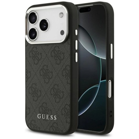 Etui Guess 4G Classic Logo MagSafe na iPhone 17 Pro - czarne Guess