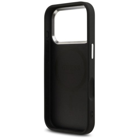 Etui Guess 4G Classic Logo MagSafe na iPhone 17 Pro - czarne Guess
