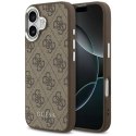 Etui Guess 4G Classic Logo MagSafe na iPhone 17 - brązowe Guess