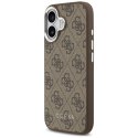 Etui Guess 4G Classic Logo MagSafe na iPhone 17 - brązowe Guess