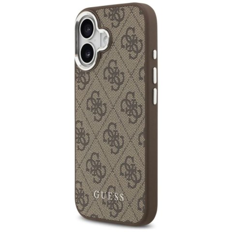 Etui Guess 4G Classic Logo MagSafe na iPhone 17 - brązowe Guess