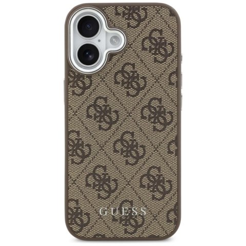 Etui Guess 4G Classic Logo MagSafe na iPhone 17 - brązowe Guess