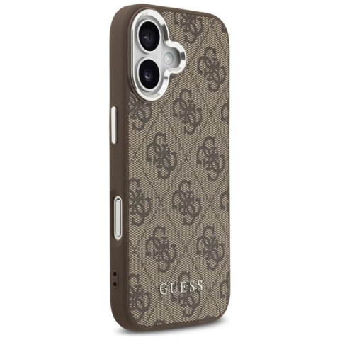 Etui Guess 4G Classic Logo MagSafe na iPhone 17 - brązowe Guess