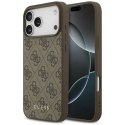 Etui Guess 4G Classic na iPhone 17 Pro Max - brązowe Guess