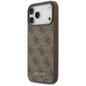 Etui Guess 4G Classic na iPhone 17 Pro Max - brązowe Guess