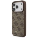 Etui Guess 4G Classic na iPhone 17 Pro - brązowe Guess