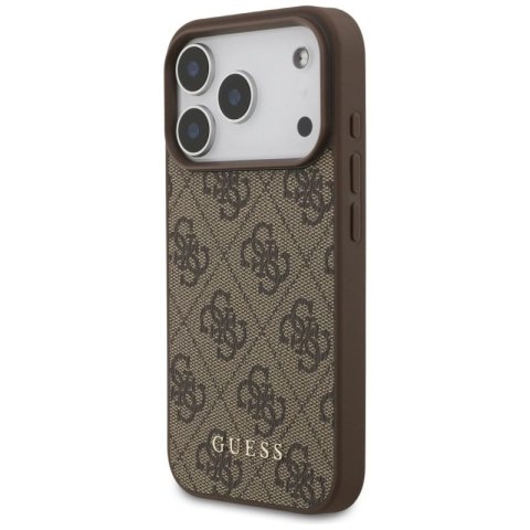 Etui Guess 4G Classic na iPhone 17 Pro - brązowe Guess