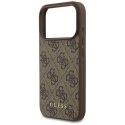 Etui Guess 4G Classic na iPhone 17 Pro - brązowe Guess