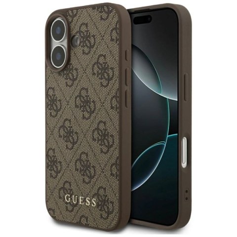 Etui Guess 4G Classic na iPhone 17 - brązowe Guess