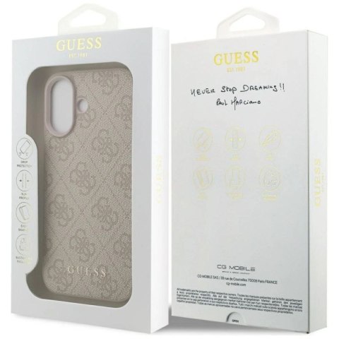 Etui Guess 4G Classic na iPhone 17 - różowe Guess