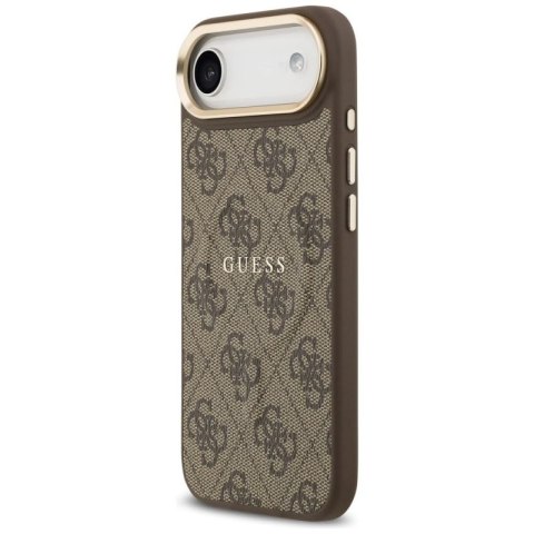 Etui Guess 4G PU Classic Logo MagSafe na iPhone 17 Air - brązowe Guess