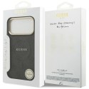 Etui Guess 4G PU Classic Logo MagSafe na iPhone 17 Pro Max - czarne