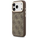 Etui Guess 4G PU Classic Logo MagSafe na iPhone 17 Pro - brązowe Guess