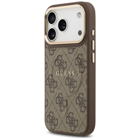 Etui Guess 4G PU Classic Logo MagSafe na iPhone 17 Pro - brązowe Guess