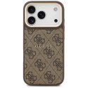 Etui Guess 4G PU Classic Logo MagSafe na iPhone 17 Pro - brązowe Guess