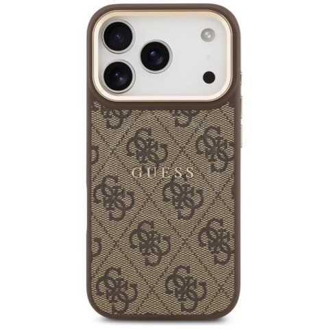Etui Guess 4G PU Classic Logo MagSafe na iPhone 17 Pro - brązowe Guess